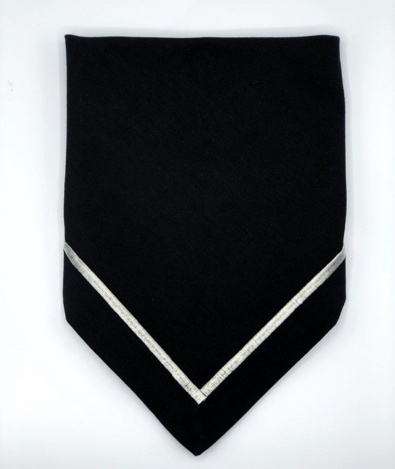 Siyah Renk Gümüş Pikolu Peçete