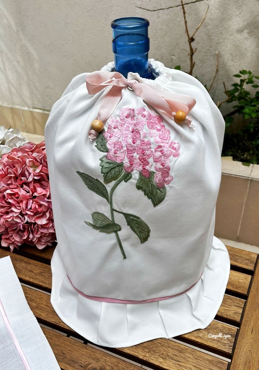 Pembe Ortanca Damacana Kılıfı
