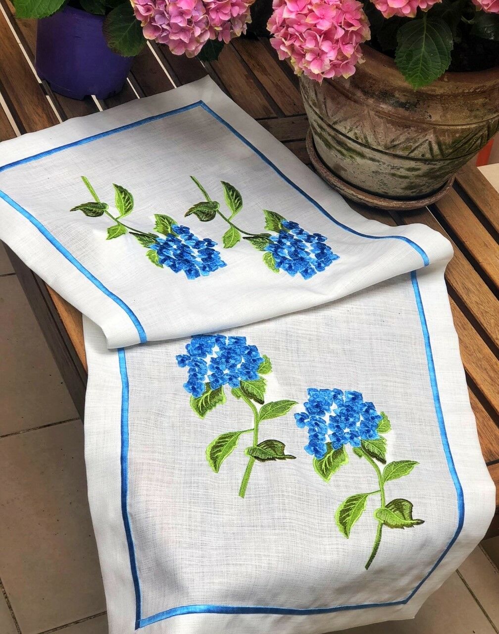 Mavi Büyük Ortanca Runner