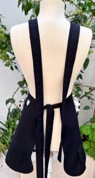 Yeni Lale Siyah Dama Önlük