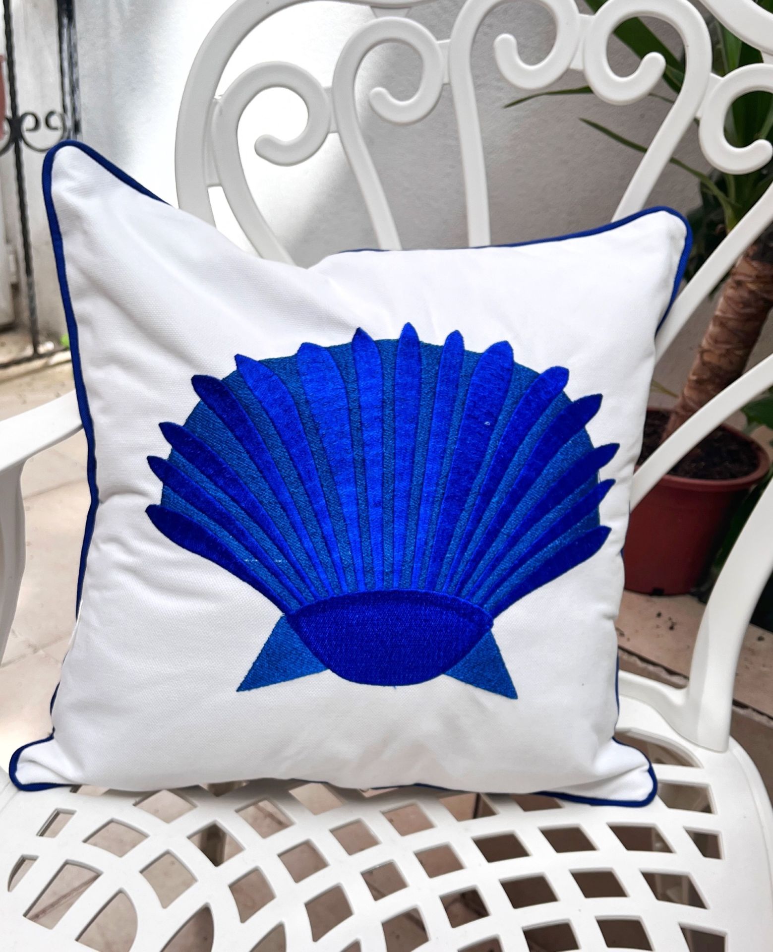 Marin Midye Kabuğu Kırlent Kılıf