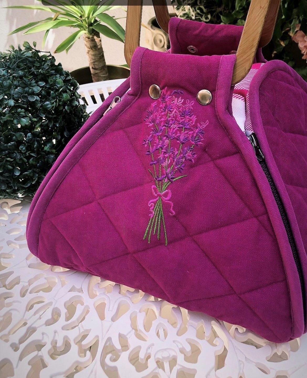 Lavanta Tencere Taşıma Çantası