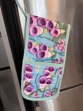 Zambak desenli Tutacak