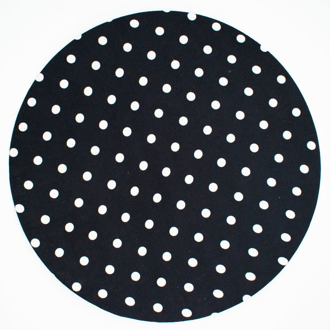 Siyah Beyaz Puantiyeli Supla