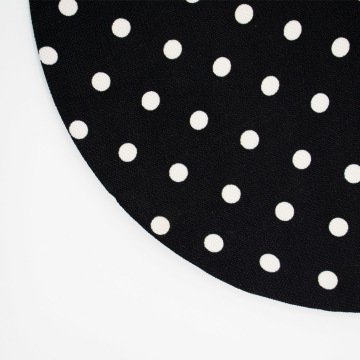 Siyah Beyaz Puantiyeli Supla