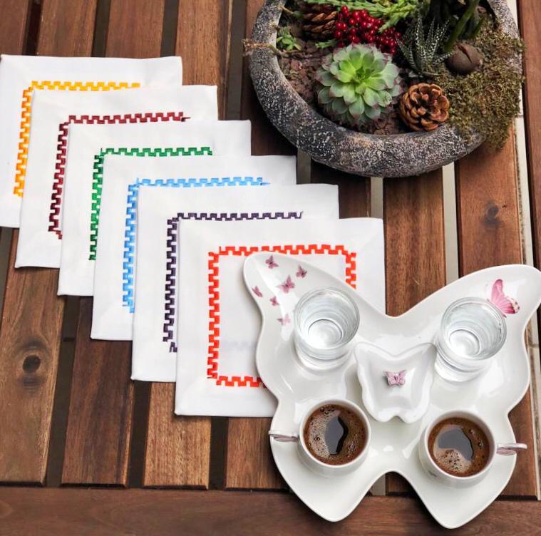 Kokteyl Peçete Set 6 Adet