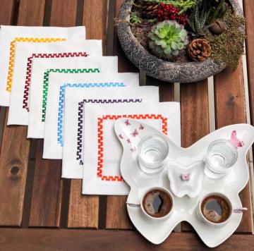 Kokteyl Peçete Set 6 Adet