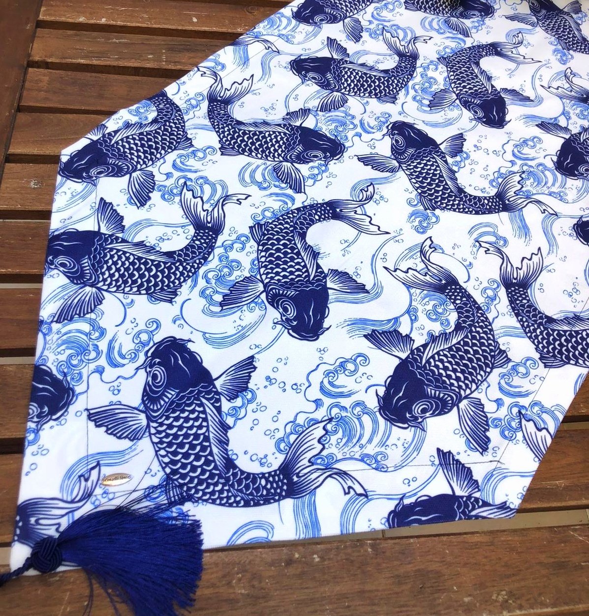 Balık Desenli Runner