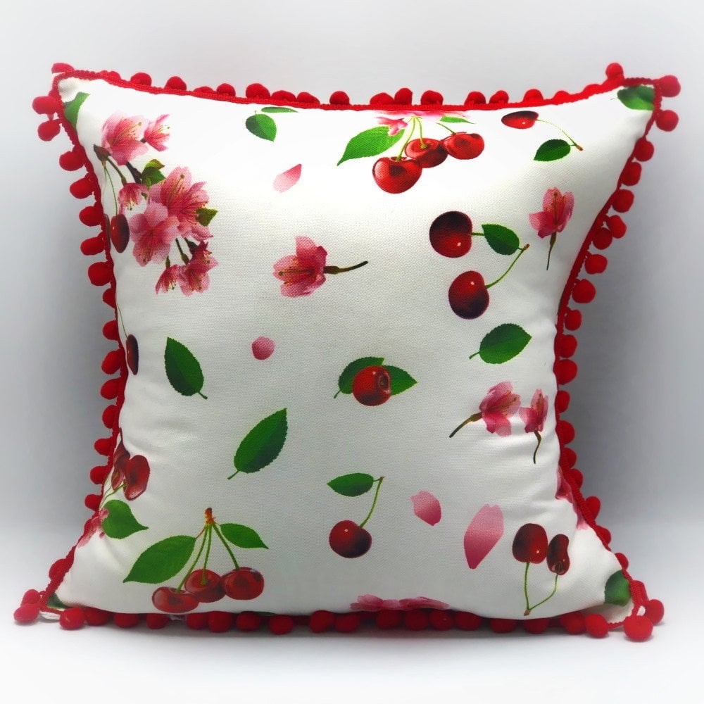 Kiraz Dallı Kırlent