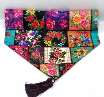 Çiçekli Patchwork Runner